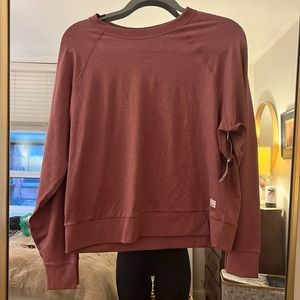NWT Vuori Halo crew size small color Marsala heather